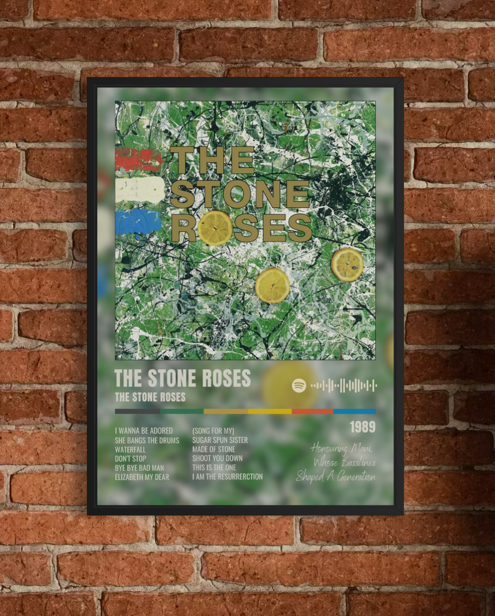 The Stone Roses - Mani Tribute Poster