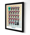 Newcastle’s Finest A2 Print – Magpies Shirt Wall Art