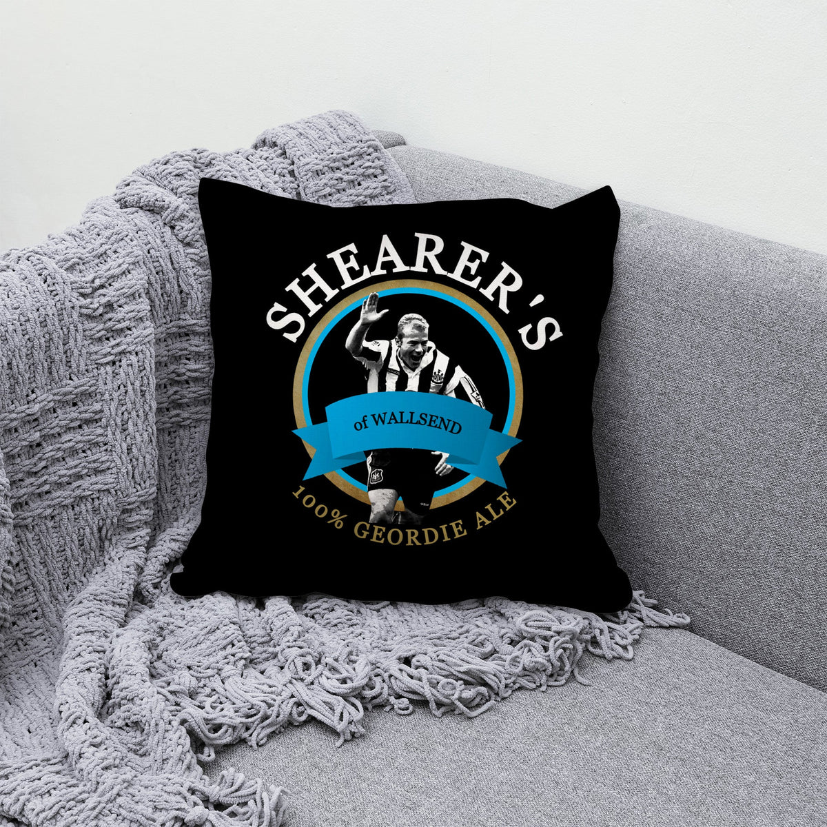 Newcastle alan shearer_- Football Legends - Cushion 10"
