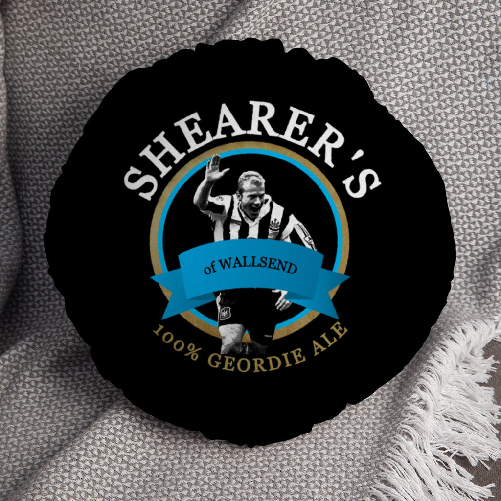 Newcastle Alan Shearer - Football Legends - Circle Cushion 14"