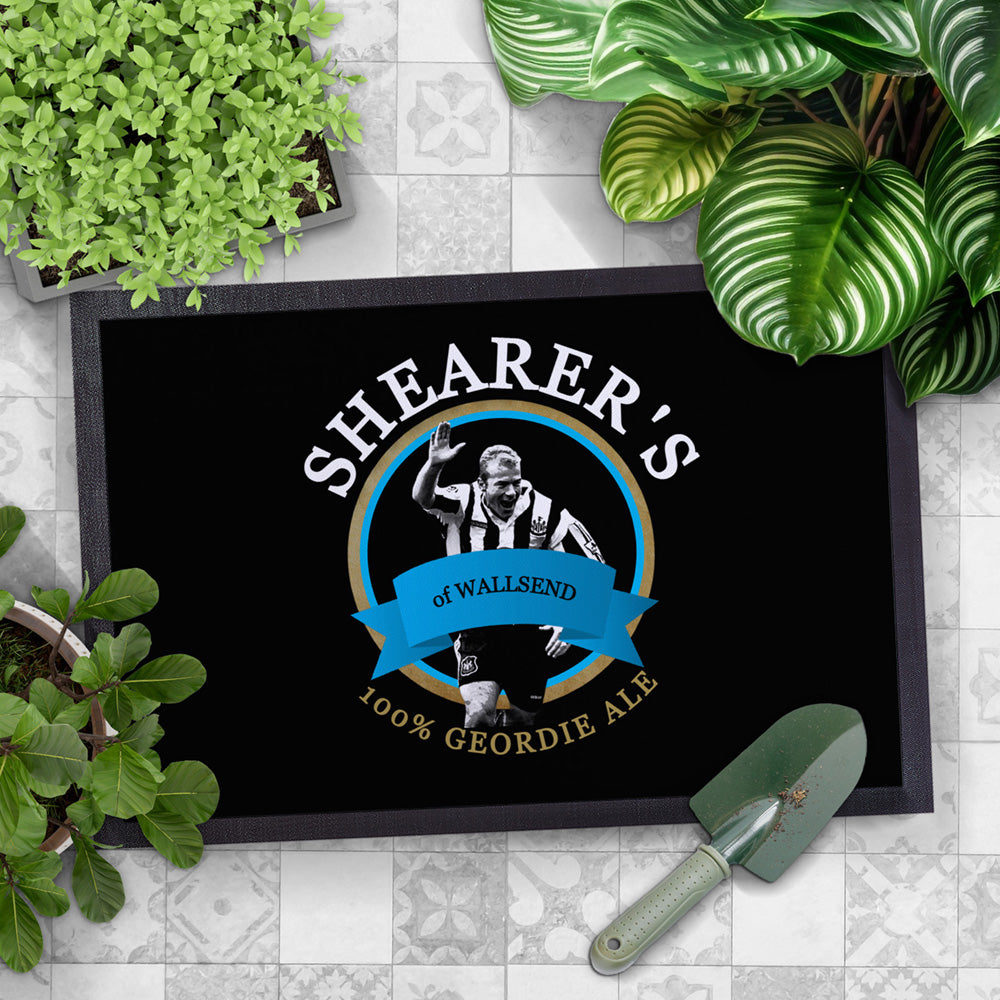 Newcastle alan shearer_ - Football Legends - Door Mat -60cm X 40cm