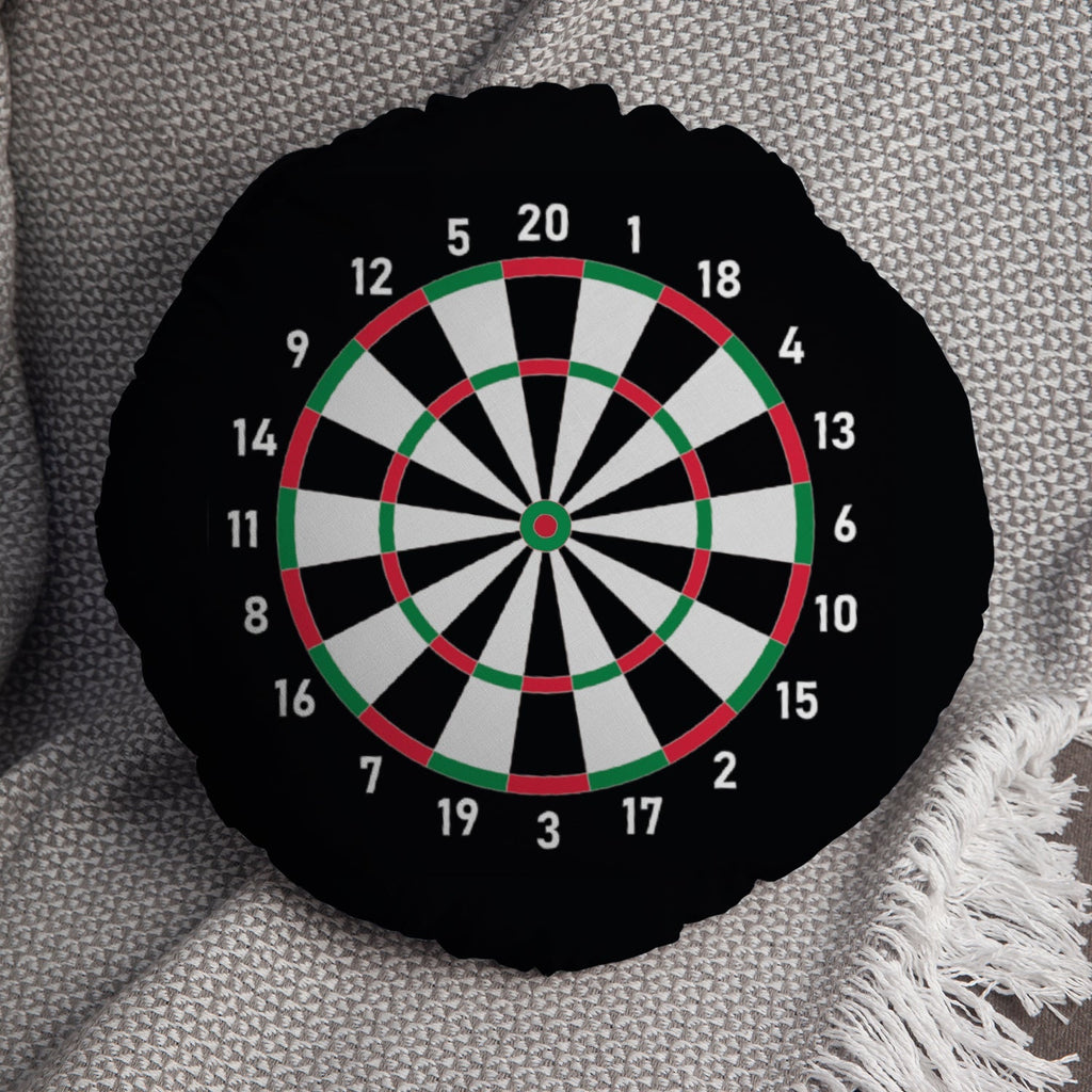 Dart Board - 14" Round Throw Cushion