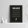 Alan Shearer Newcastle Poem Print