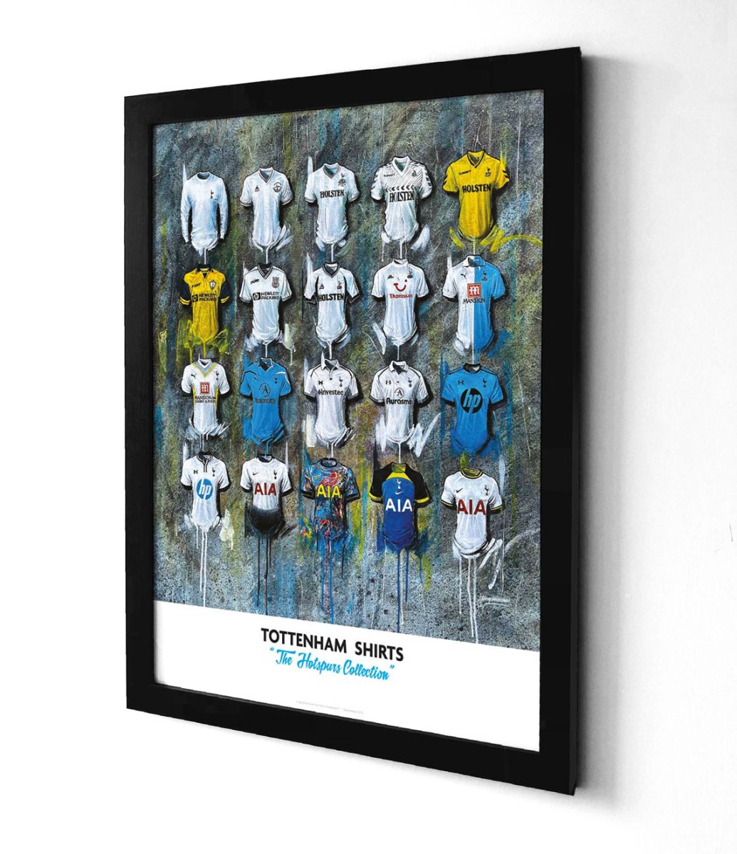Spurs FC 2022 Shirts - A2 Signed Limited Edition Prints