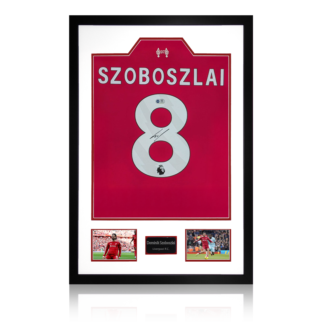 Dominik Szoboszlai Signed Liverpool 25/26 Shirt Premium Frame (ACG Cert)