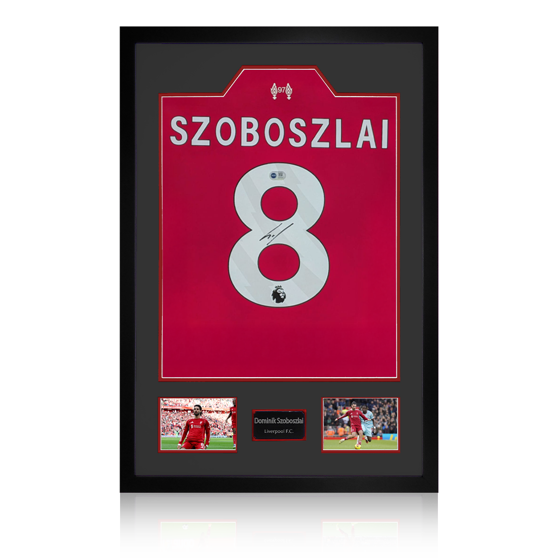 Dominik Szoboszlai Signed Liverpool 25/26 Shirt Premium Frame (ACG Cert)