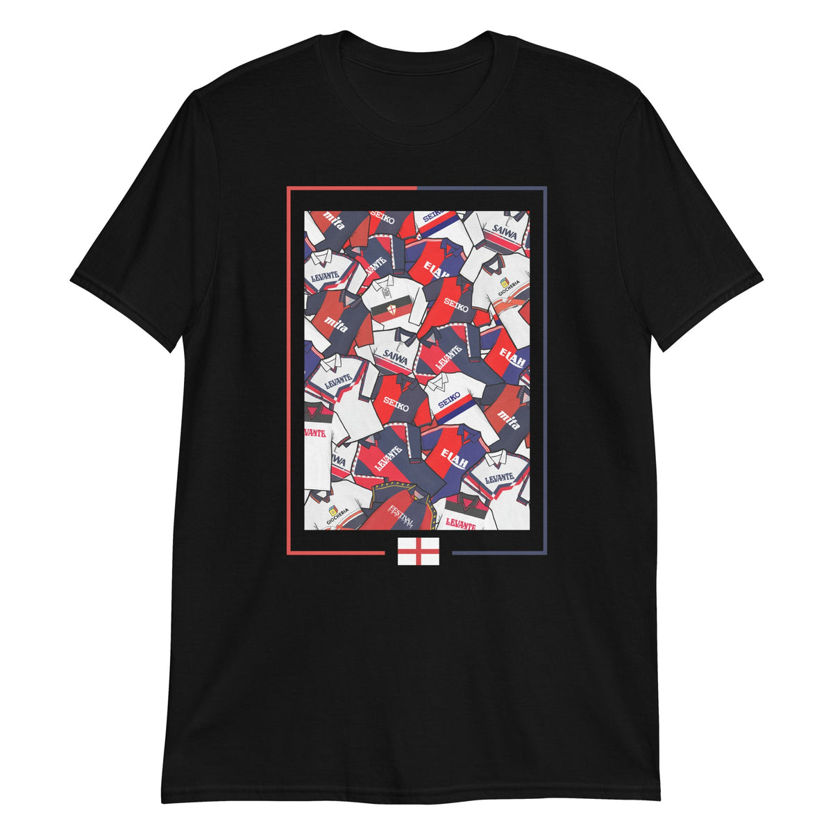 Genoa Retro Football Themed Unisex T-shirt