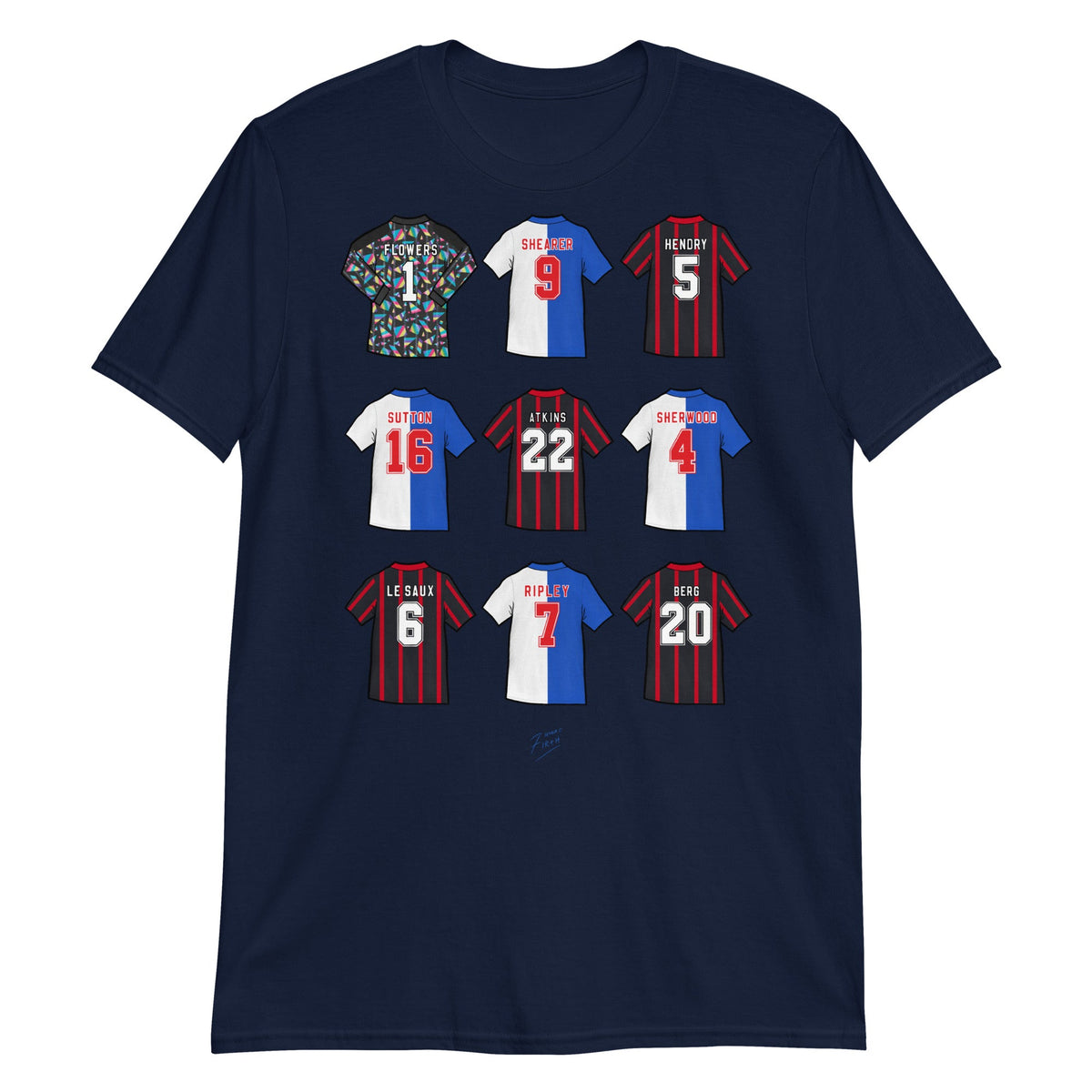 Legends of Blackburn 1994/95 Unisex T-Shirt Football Inspired