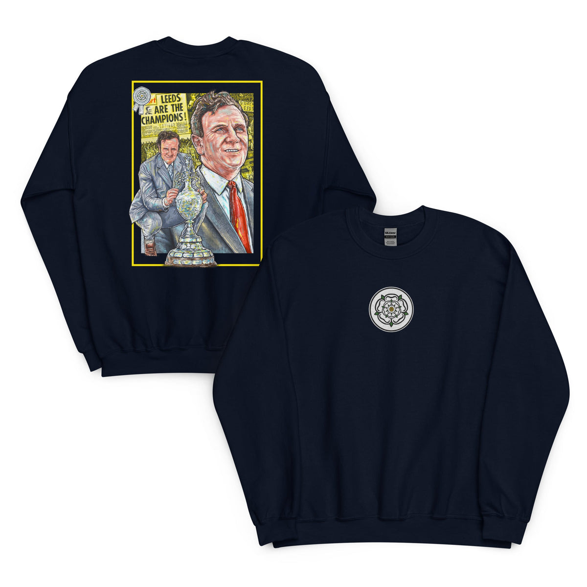 Don Revie Inspired Leeds Legend Title Winner 1974 Unisex Sweatshirt