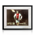 Johan Cruyff Signed AFC Ajax Photo Deluxe Mount Frame (ACG Authentication)